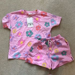 Zara shorts set